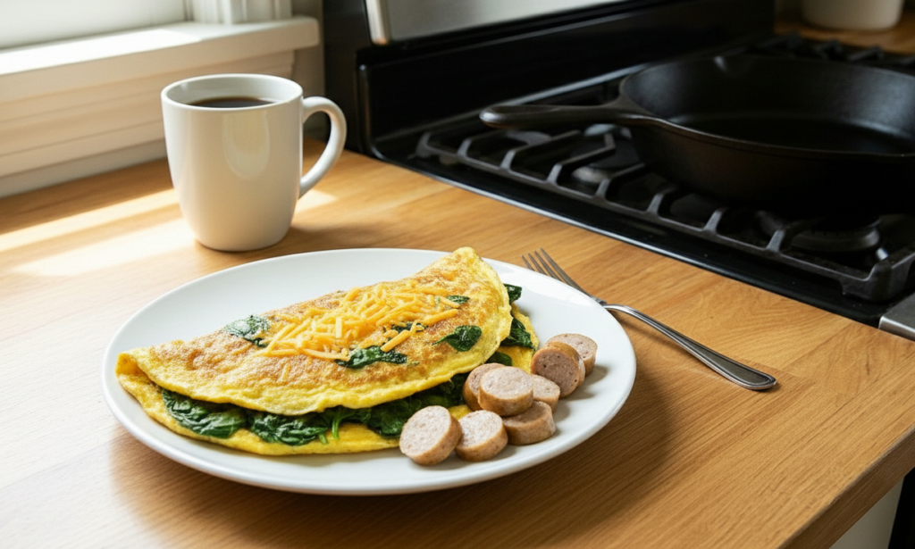 The 5-Minute Protein Scramble high protein breakfast recipe - done